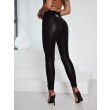 Legginsy modelujące / wysoki stan / eko skóra / SNAKE  BRYCZES / Push Up / XS - S - M - L - XL